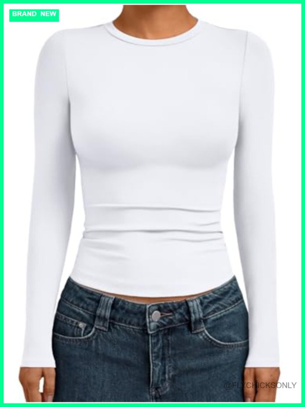 Women's Compression Crew Neck Long Sleeve Underscrub Layer Top